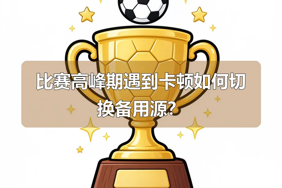 比赛高峰期遇到卡顿如何切换备用源？